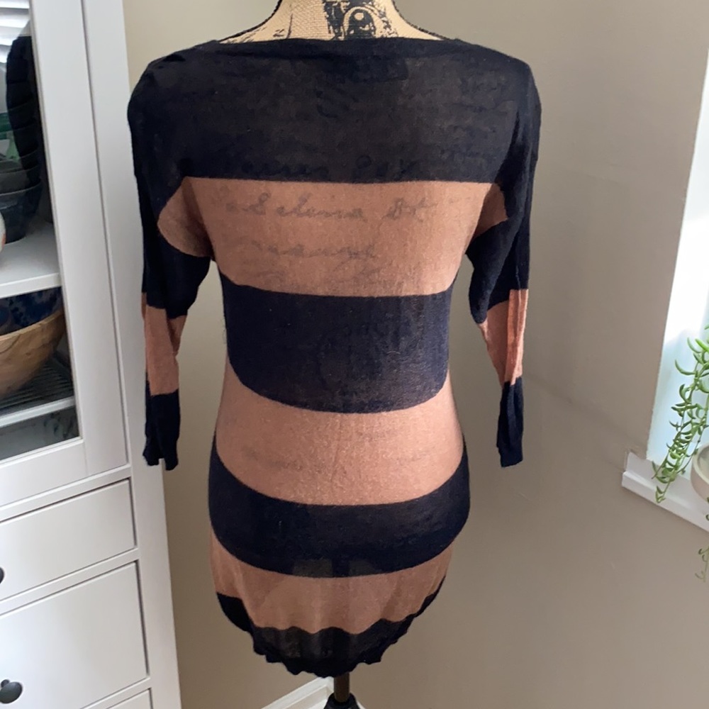 Ann Taylor striped tunic sweater - Picture 3 of 5